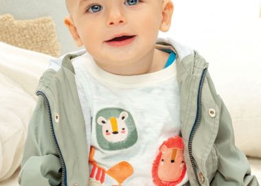 Σετ μπλούζα με βερμούδα για βρεφικό αγόρι (3 - 18 μηνών) | ΧΑΚΙ - Energiers - 